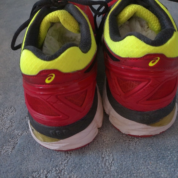 OASIS FLUIDRIDE T547N RED, GREEN & BLACK SNEAKERS SIZE 9 US, 8 UK, 42.5 EUR. - Picture 7 of 10